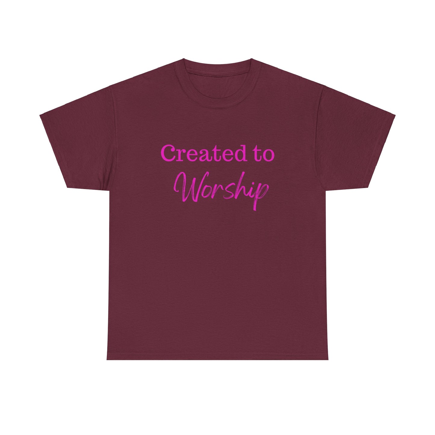 Created To Worship Unisex Heavy Cotton Tee