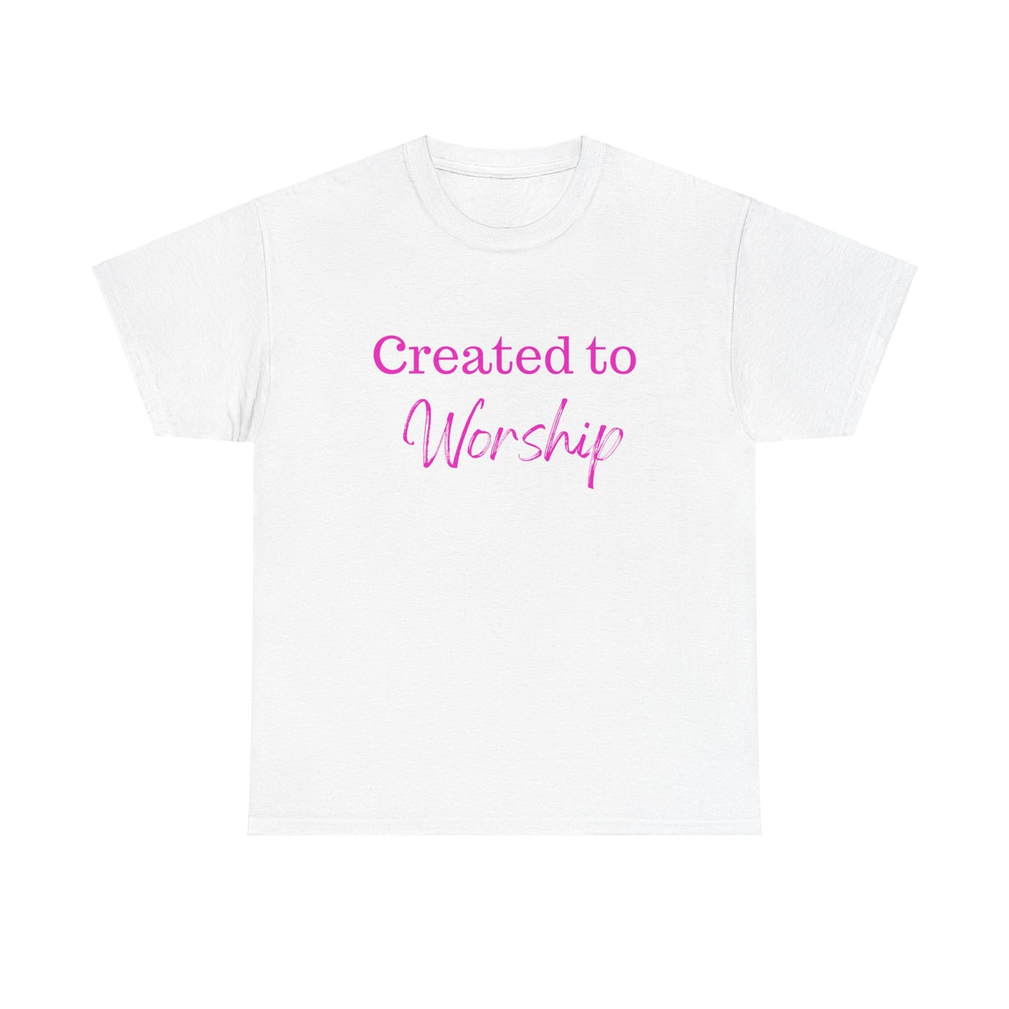 Created To Worship Unisex Heavy Cotton Tee