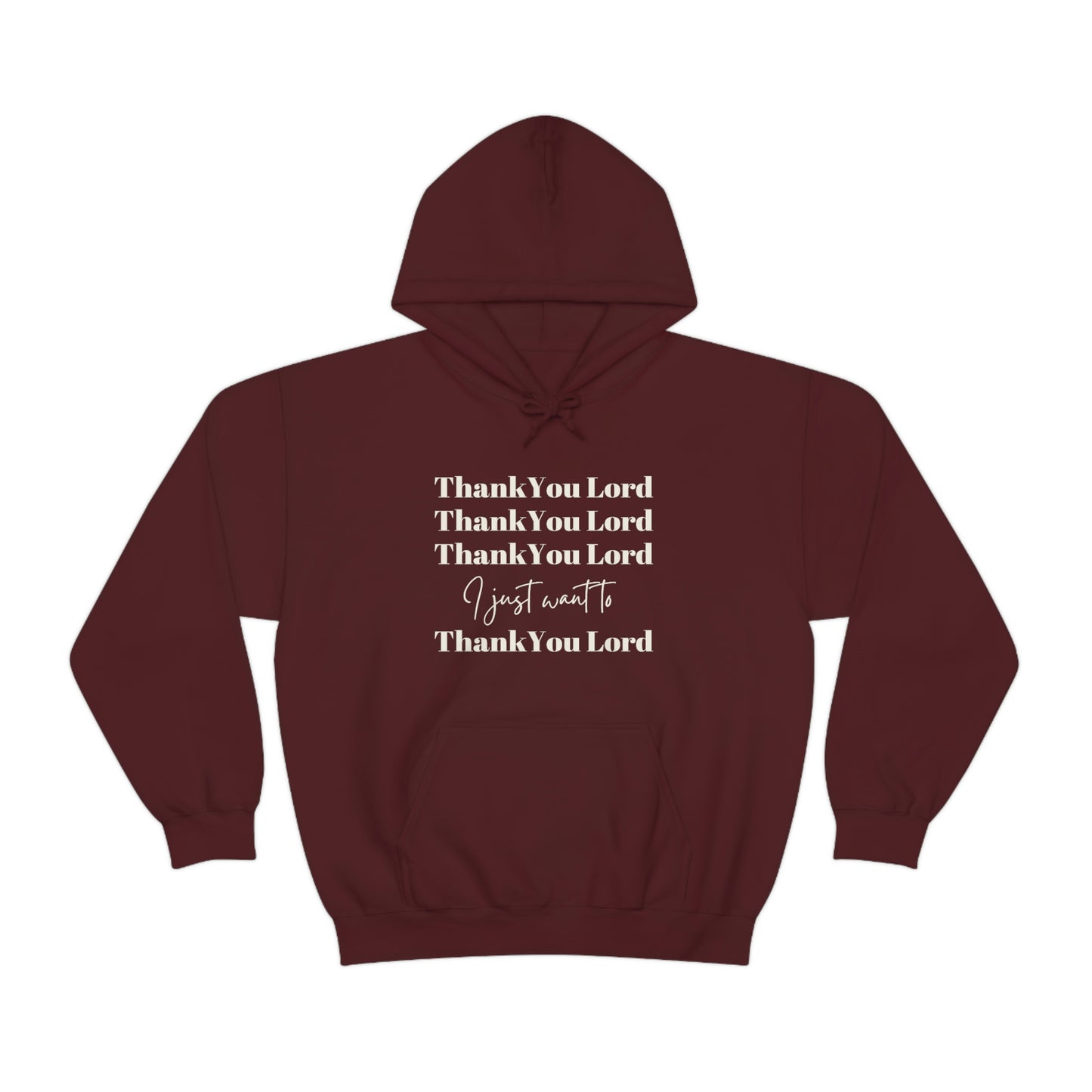 Thank You Lord Unisex Heavy Blend™ Hooded Sweatshirt