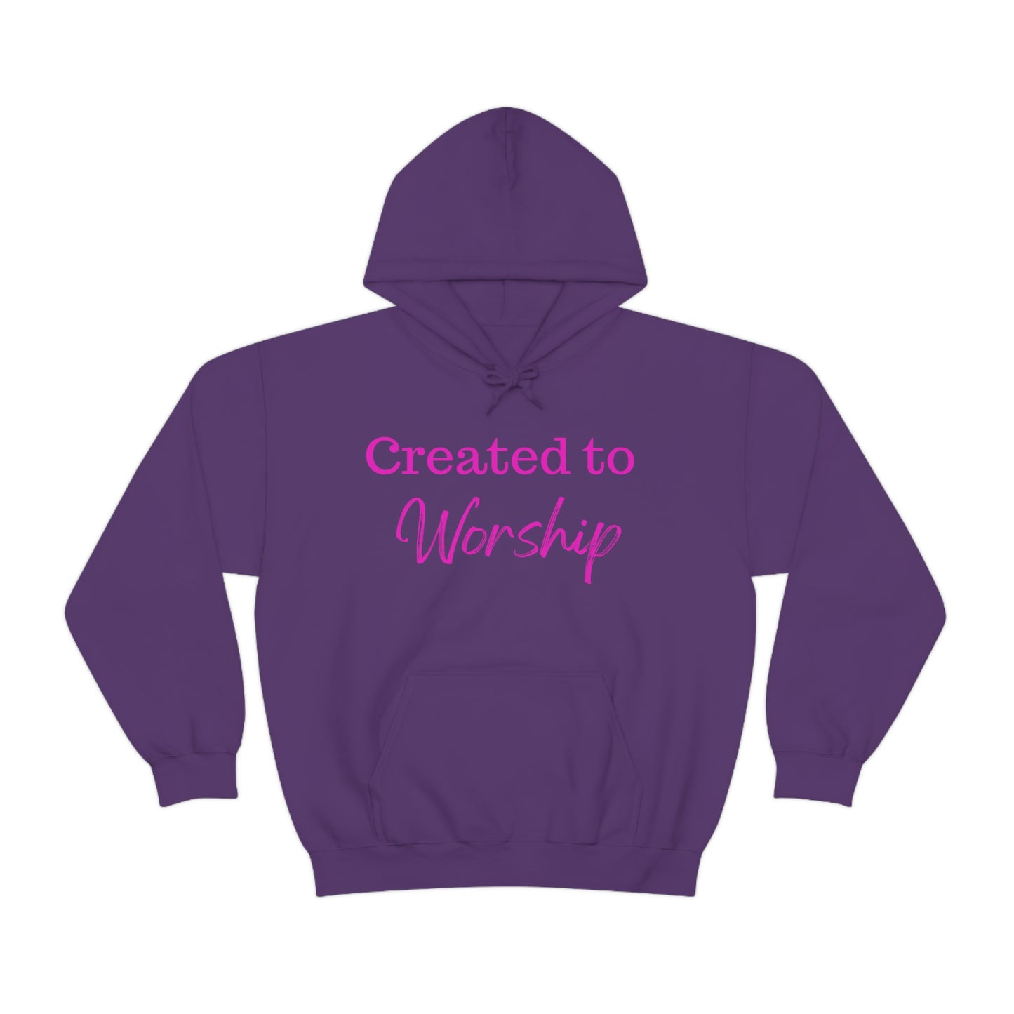 Created to Worship Unisex Heavy Blend™ Hooded Sweatshirt