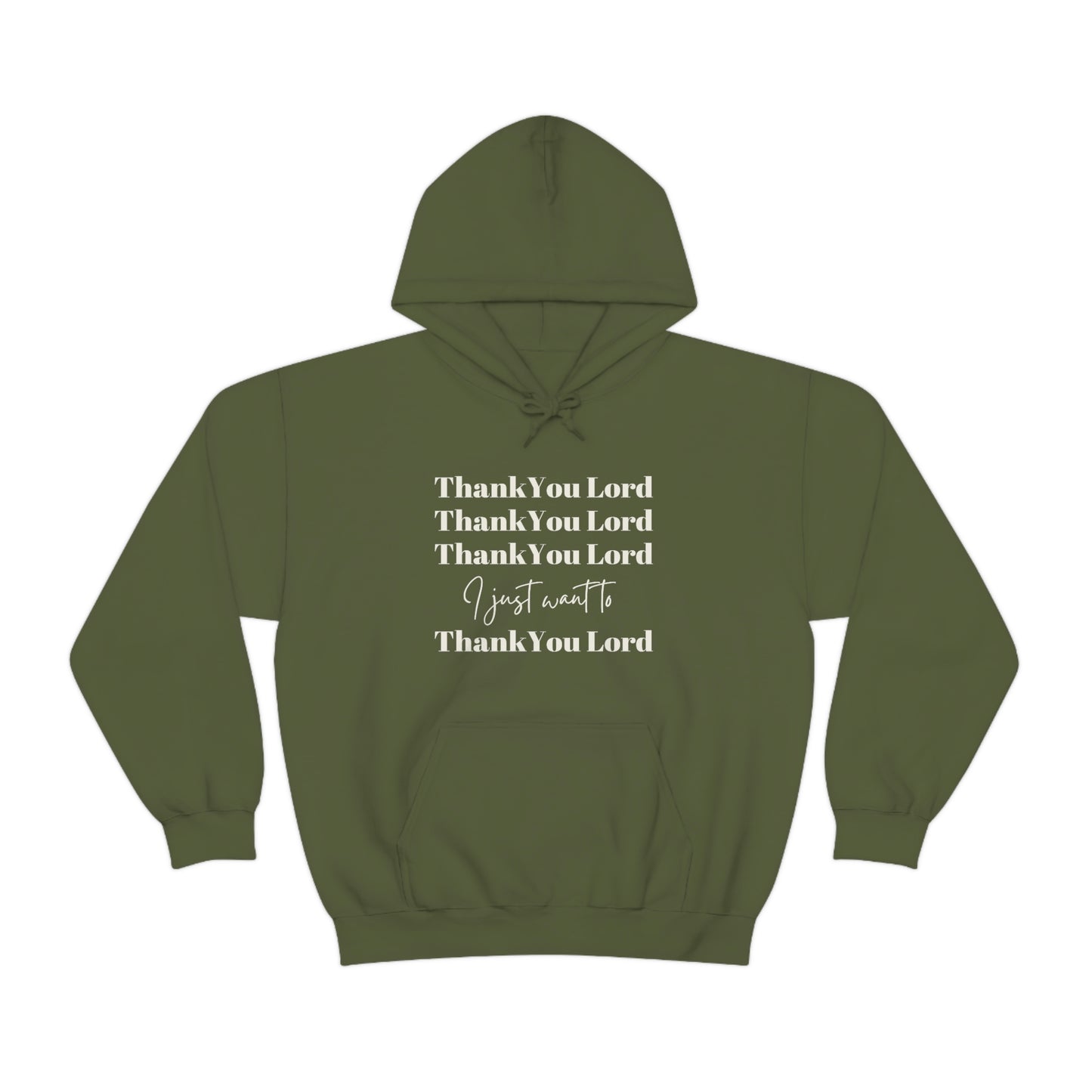 Thank You Lord Unisex Heavy Blend™ Hooded Sweatshirt