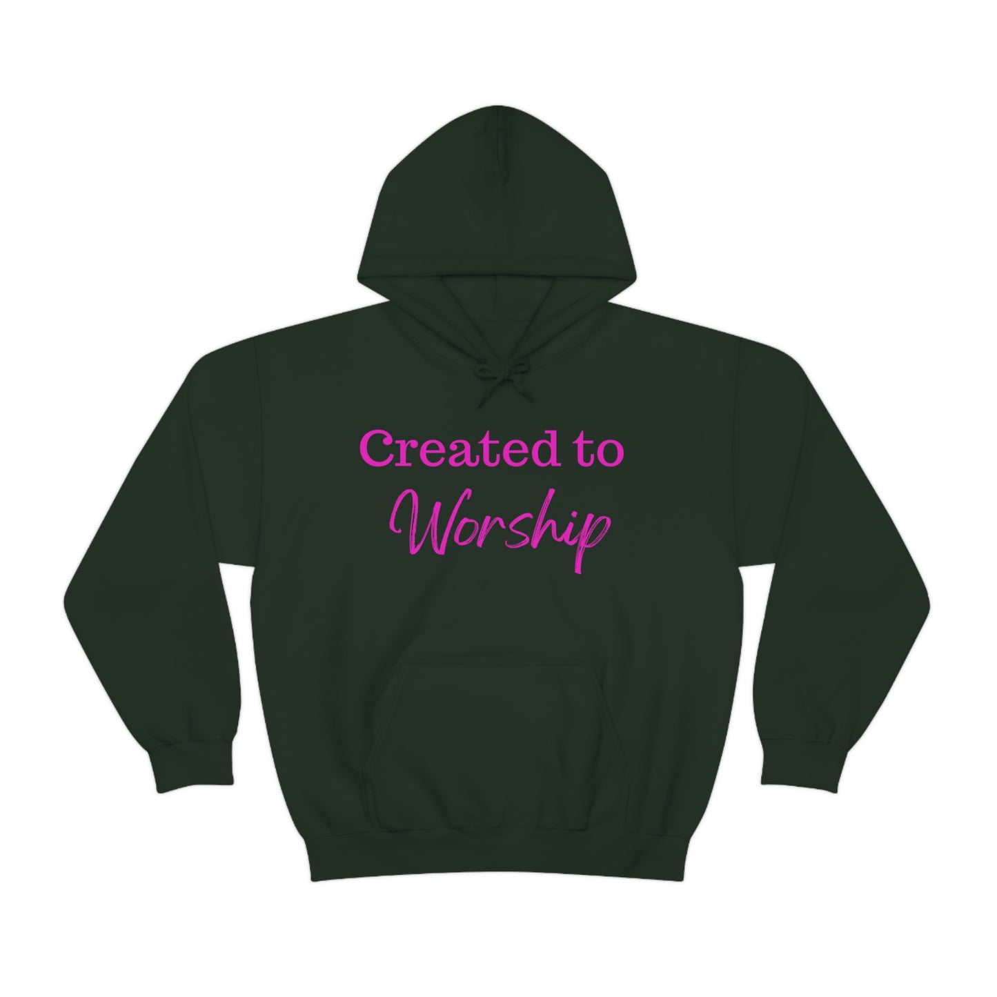 Created to Worship Unisex Heavy Blend™ Hooded Sweatshirt