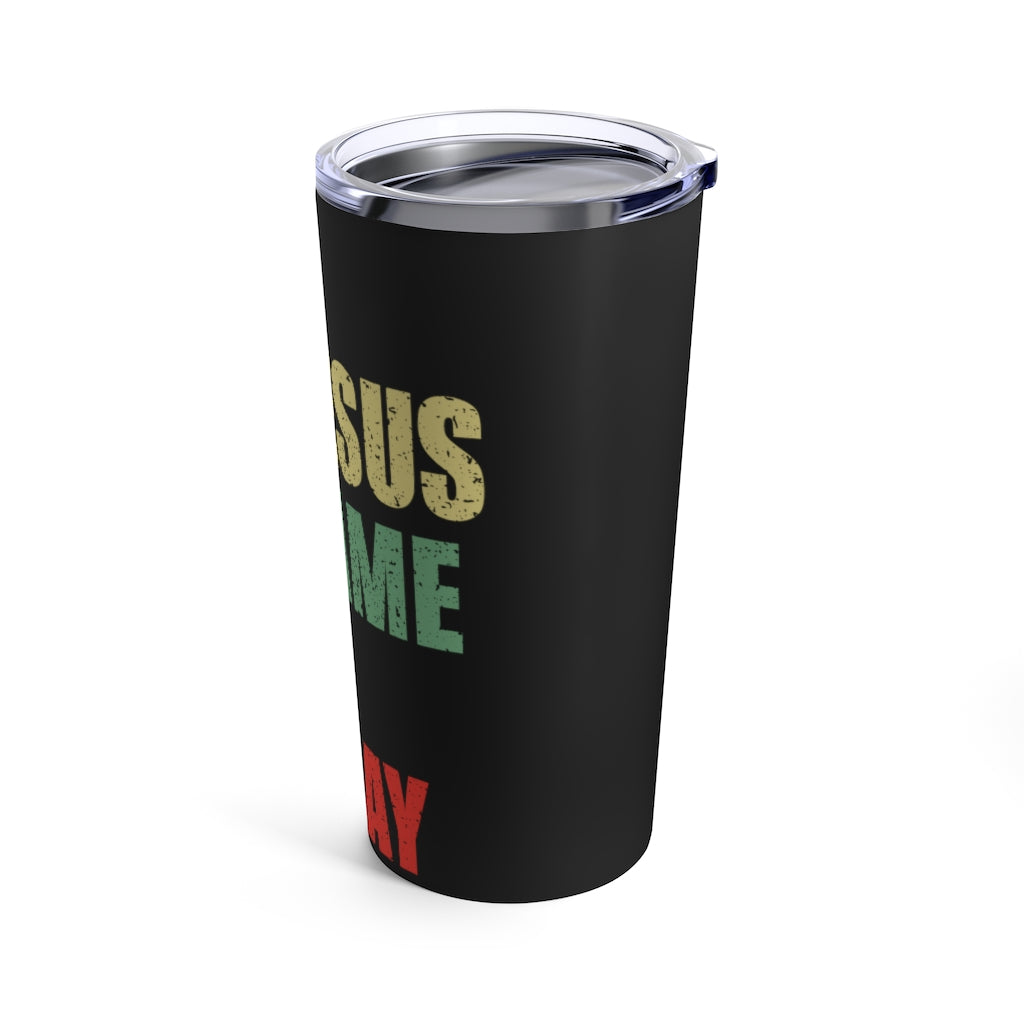 In Jesus Name I Play Guitar Tumbler 20oz