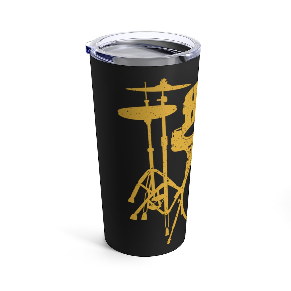 In Jesus Name I Play Drums Tumbler 20oz