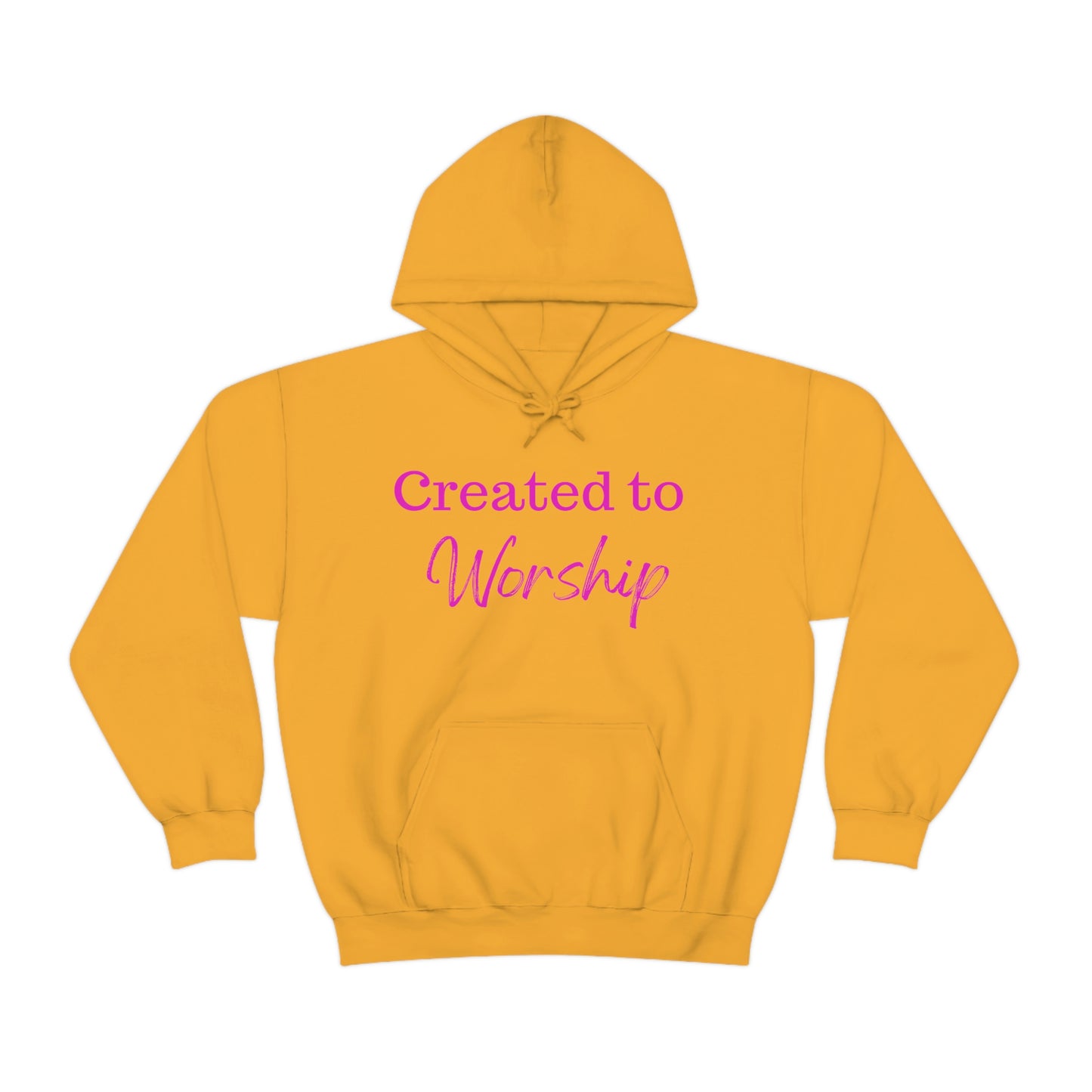 Created to Worship Unisex Heavy Blend™ Hooded Sweatshirt