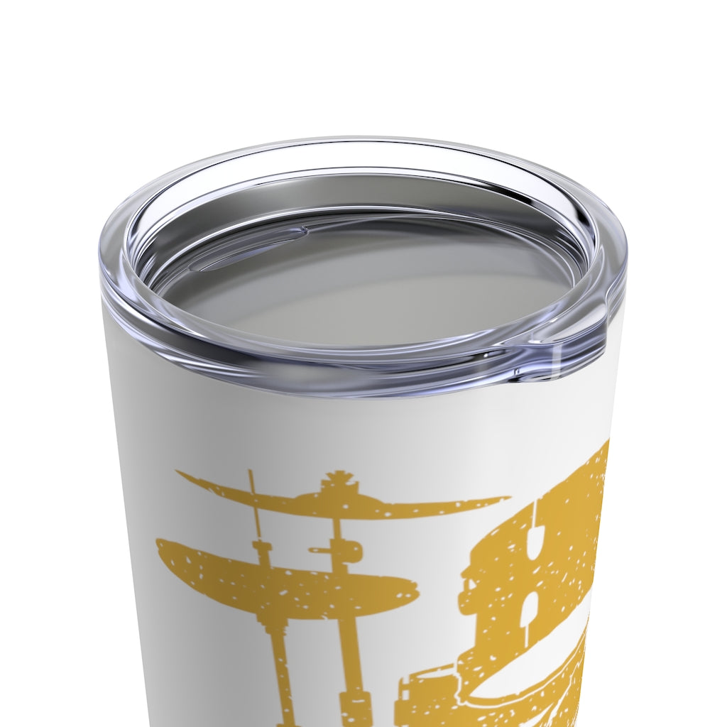 In Jesus Name I Pray Drums Tumbler 20oz