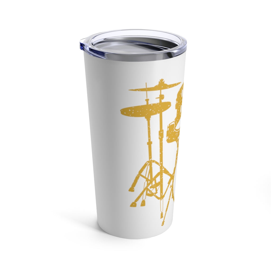 In Jesus Name I Pray Drums Tumbler 20oz