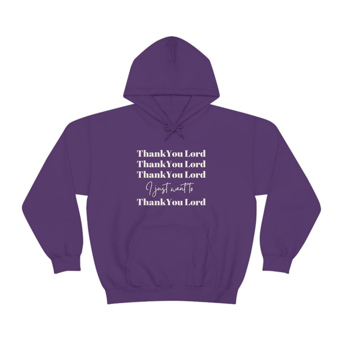 Thank You Lord Unisex Heavy Blend™ Hooded Sweatshirt