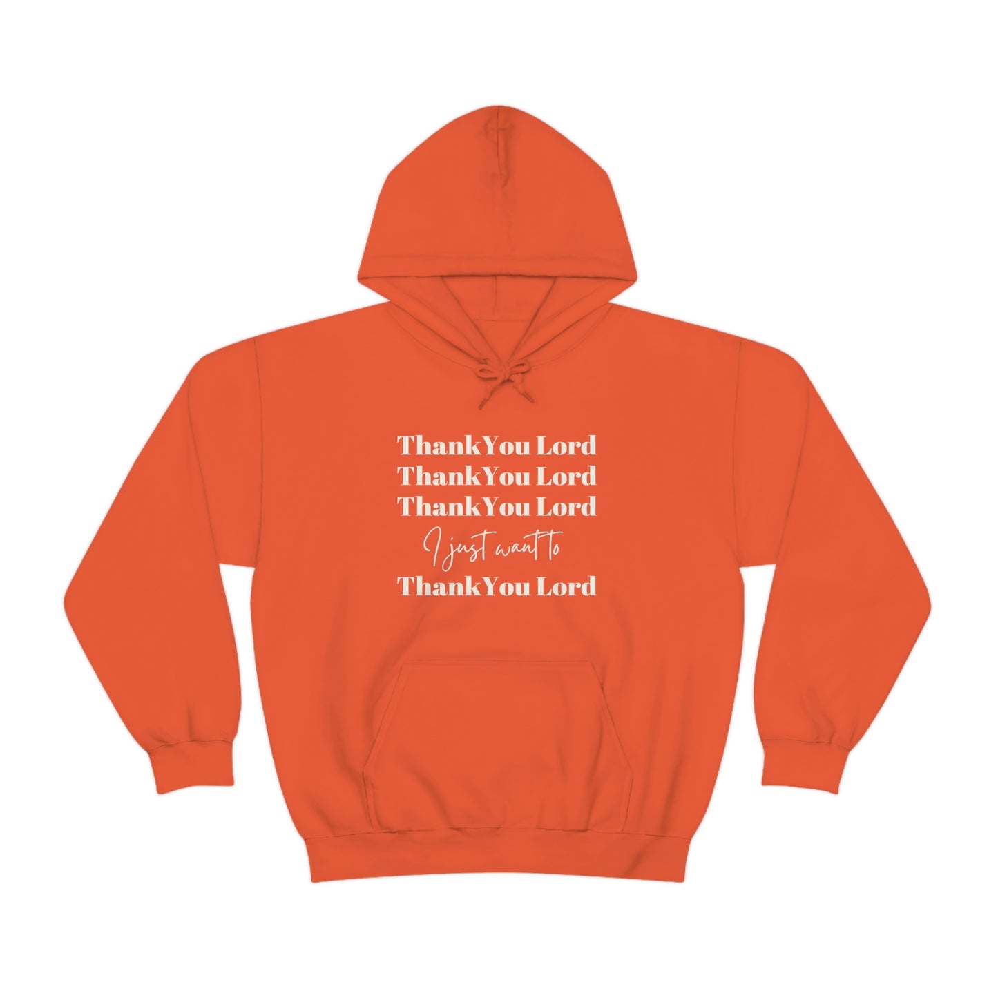 Thank You Lord Unisex Heavy Blend™ Hooded Sweatshirt